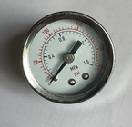 40mm 50mmの乾いた空気の圧縮機の圧力計の最下の関係の場合の斜面
