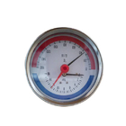 1/2 BSPの熱の圧力計0-6bar 1/4&quot; 100MMの温度の圧力計
