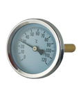 真鍮の熱の井戸が付いている3.15&quot; 80mmの熱湯の温度の温度計のゲージ